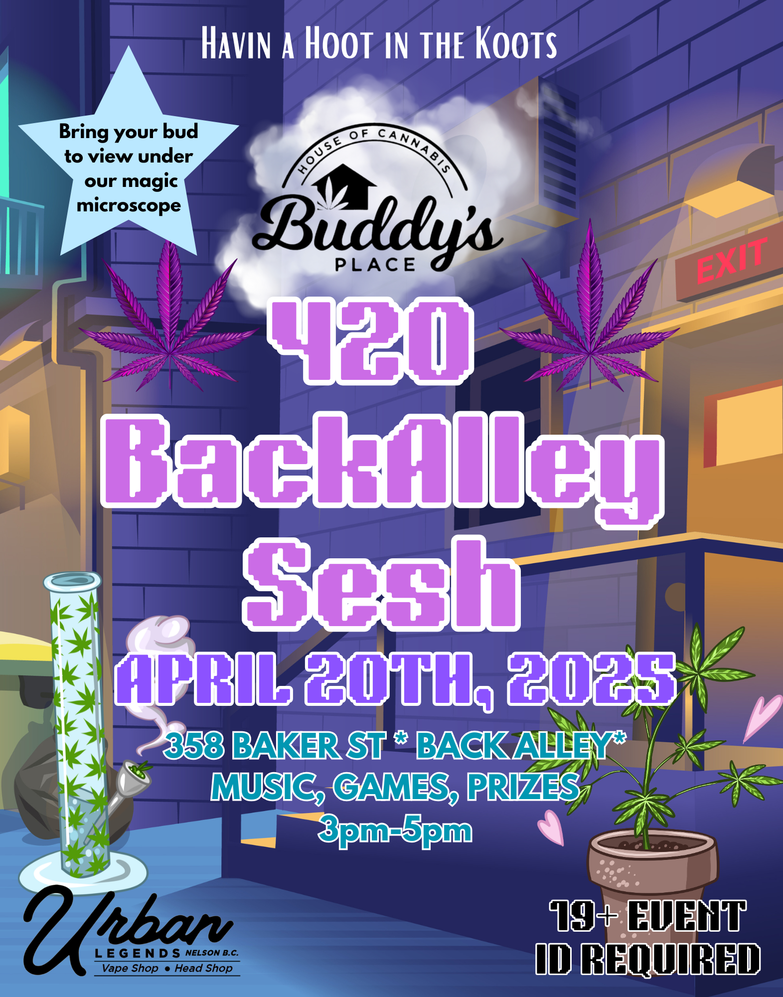 420 backalley sesh